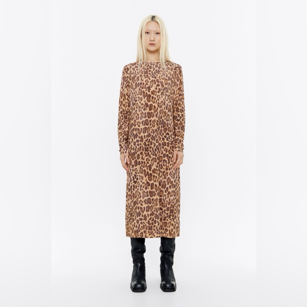 Bimba Y Lola Leopard Print Dress